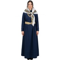 Women’s Kalymnos Blue Traditional Outfit – Authentic Greek Costume with Accessory Options MARK188