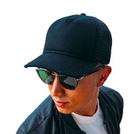 Atlantis 865 RAPPER DESTROYED Trucker Cap with Mesh and Worn Look