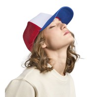 Atlantis S-Rapper Cotton 5 Panel Trucker Cap with Mesh – Organic & Recycled Cotton