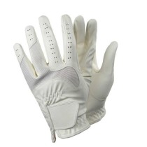 White Equestrian Riding Gloves – Double Finger Protection & Breathable Serino Fabric