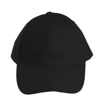 About Basics Stealth 6 Panel Baseball Cap 100% Heavy Brushed Cotton 250gsm