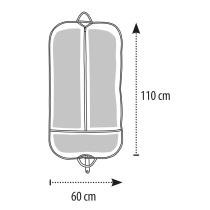 Sol's Premier 74300 Gusset Free Garment Bag Non Woven Black – 66L Capacity