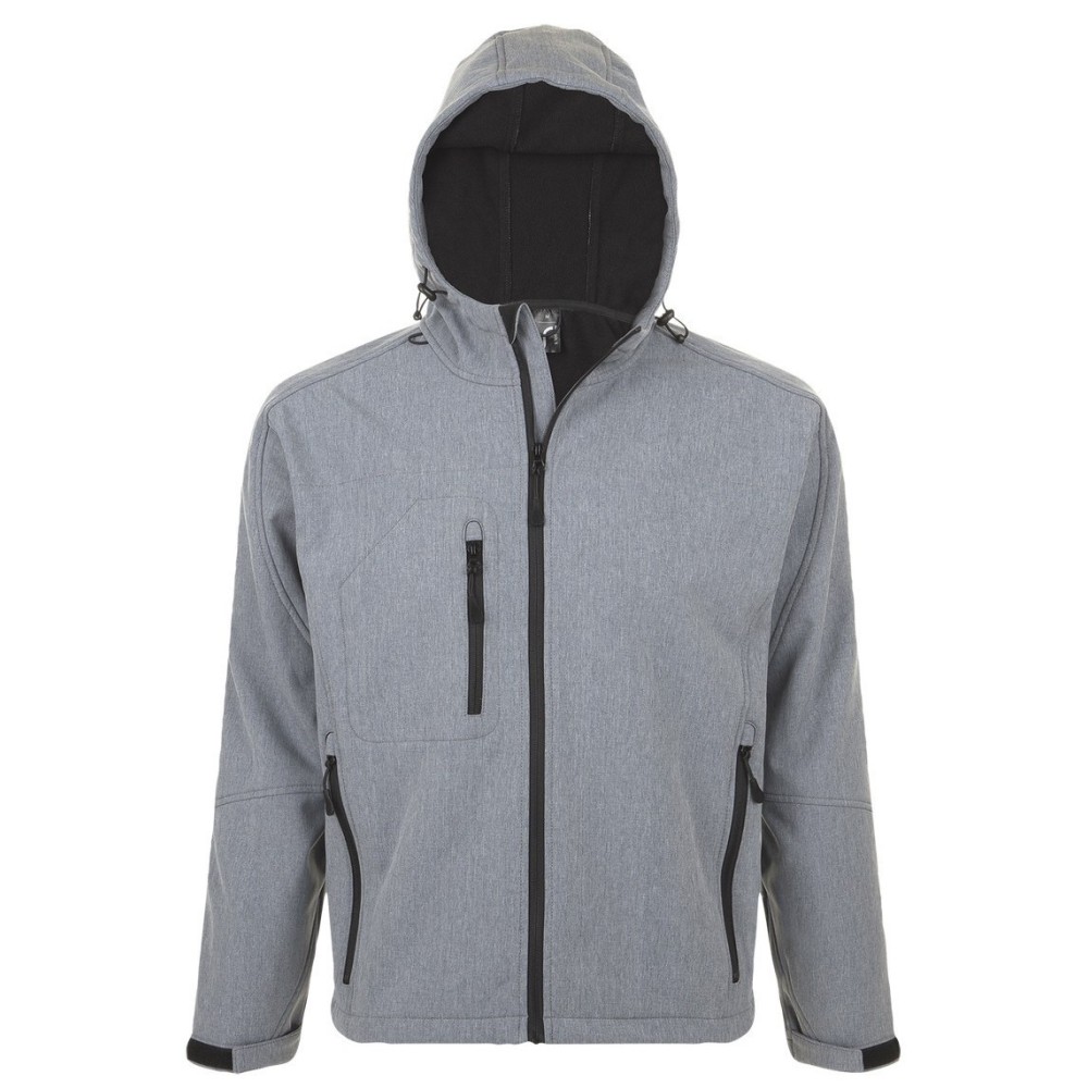 Sol's Replay Men 46602 Men's Hooded Softshell Jacket Sol's Replay Men 46602 Men's Hooded Softshell Jacket