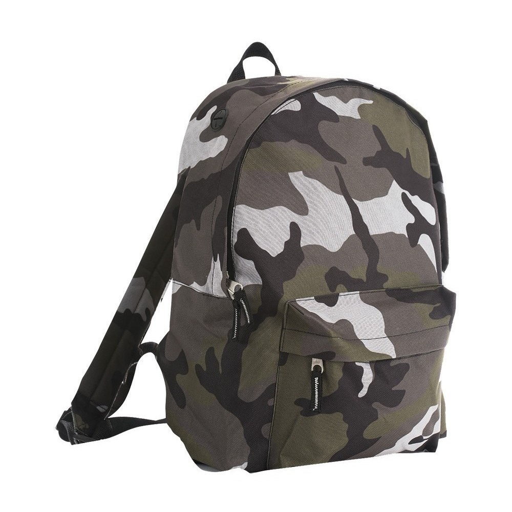 SOL'S RIDER Camo 70100 Polyester Backpack 28x40x14cm