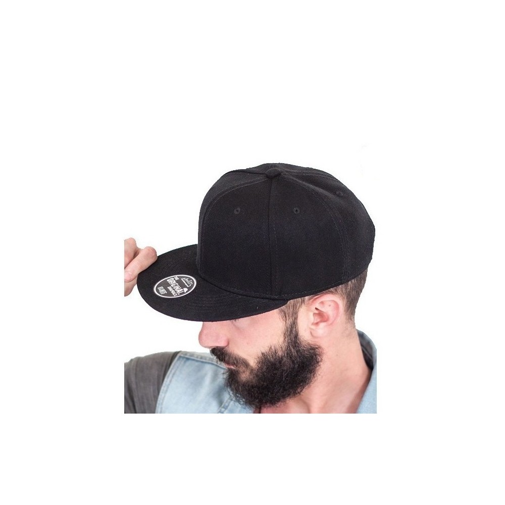 Atlantis 845 Snapback 6 Panel Jockey Cap with Flat Visor Atlantis 845 Snapback 6 Panel Jockey Cap with Flat Visor
