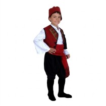 Greek Traditional Nisiotis Islander Costume for Children 6-12 Years MARK615