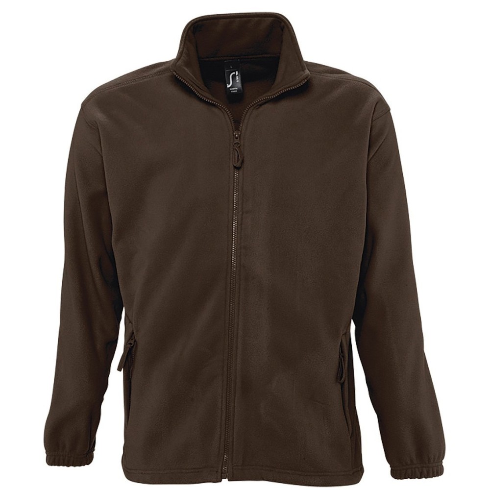 SOL'S NORTH 55000 UNISEX ZIPPED JACKET FLEECES mens size long sleeve