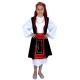 Greek Traditional Sarakatsana Costume for Girls 2-12 Years Made in Greece MARK626