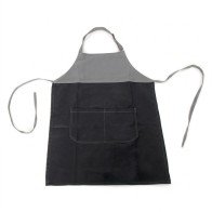 Two-color Grey Black apron...