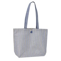 Mykonos Striped Bag Natural/Blue 16L