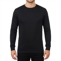 Black Stretch Cotton Unisex Sweatshirt MARK932