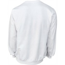 Kids White School Parade Sweatshirt Unisex 100% Cotton MARK661