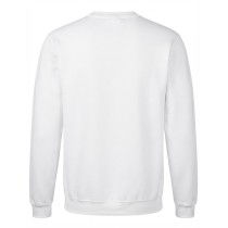 Adults White Parade Lightweight Sweatshirt Unisex 100% Cotton Greek Made MARK025