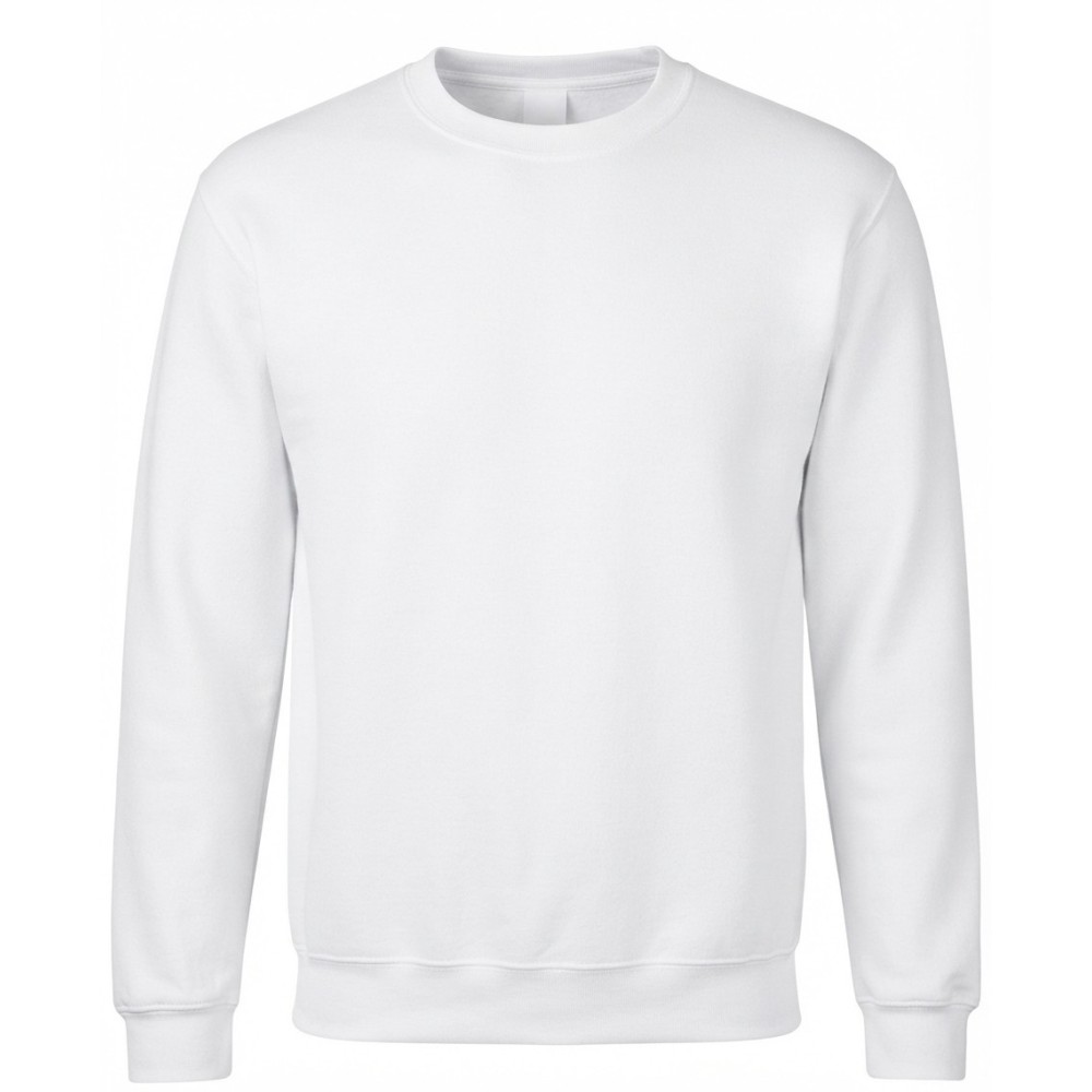 Adults White Parade Lightweight Sweatshirt Unisex 100% Cotton Greek Made MARK025 Adults White Parade Lightweight Sweatshirt Unisex 100% Cotton Greek Made MARK025
