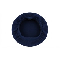 Navy Blue School Parade Fabric Beret Lined Greek Made MARK674