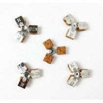 Triangle Cork Oil Candle Floats Megalochari - Set of 5