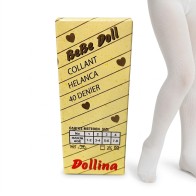Καλσόν Λευκό Παιδικό Κοριτσίστικο 20DEN Mousse T2020 MARK659