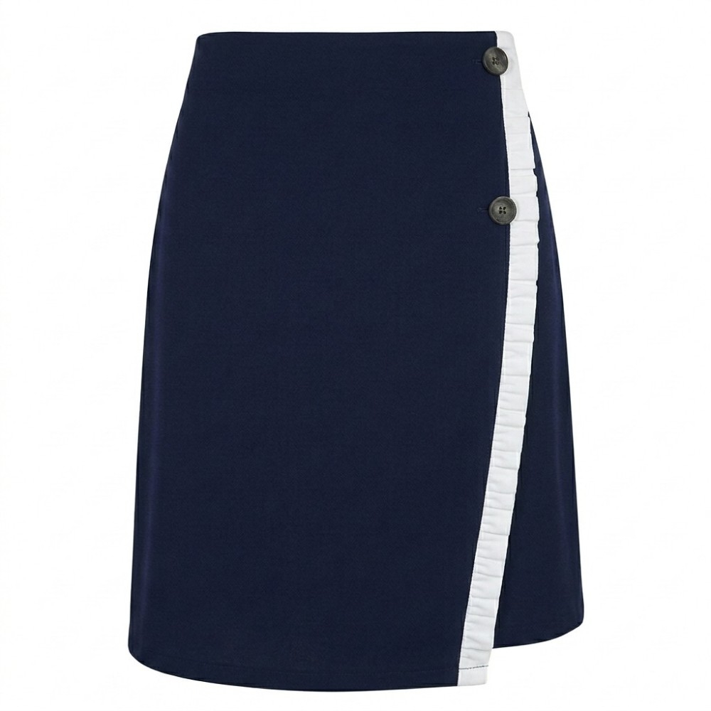 Kids Parade Wrap Skirt with Lining & Piping MARK927