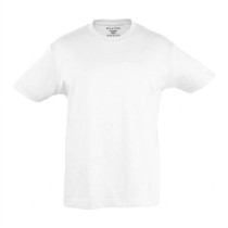 Παιδικό Λευκό T-Shirt 100% Βαμβακερό Palatino MARK061