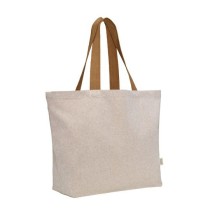 SANTA BARBARA Large Shopping Bag Made from Recycled Cotton – Wide Base, 57×39×18 cm