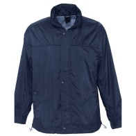 SOL'S Mistral 46000 Unisex Αντιανεμικό Αδιάβροχο Τζάκετ με Επένδυση Ζέρσεϊ