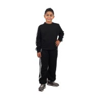155 Children Training set with two stripes 50% cotton - 50% polyester 270gr No 8-14