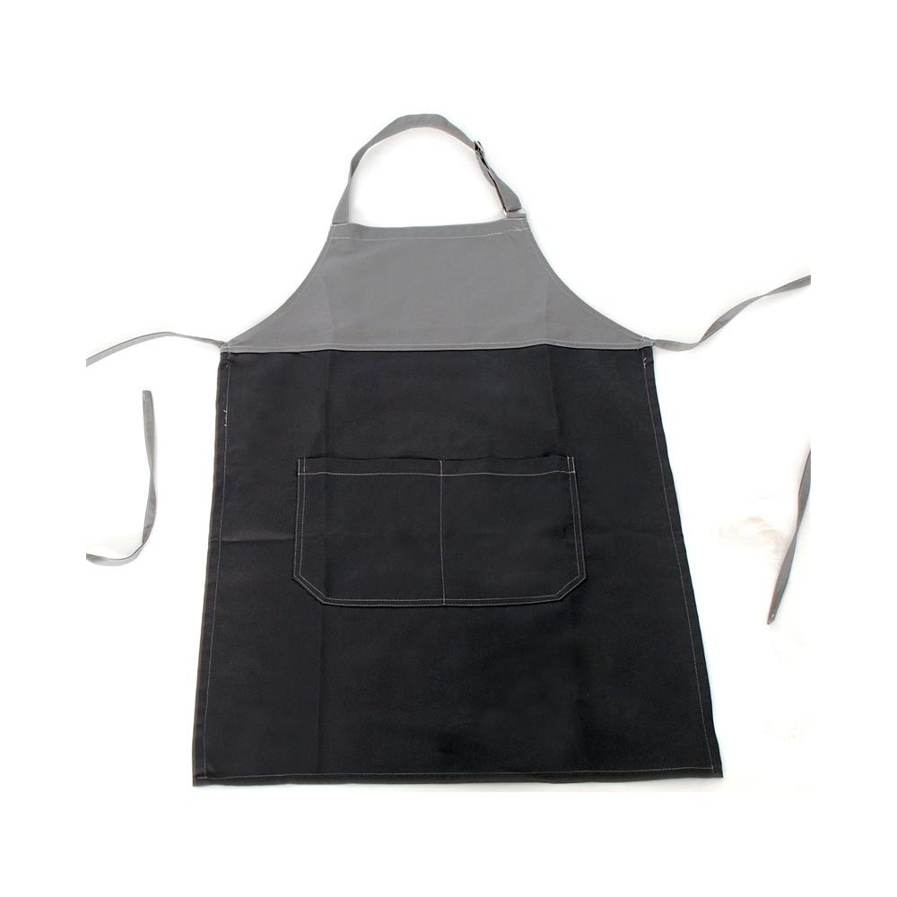 Two-color Grey Black apron 240gr 65p / 35c 85x65cm MARK723