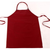 Bordeaux apron with one pocket 240gr 65p / 35c 85x65cm MARK728