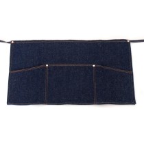 Blue Jeans Short Apron for the waist with triple pocket 35x60cm MARK742
