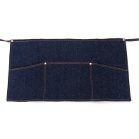 Blue Jeans Short Apron for the waist with triple pocket 35x60cm MARK742