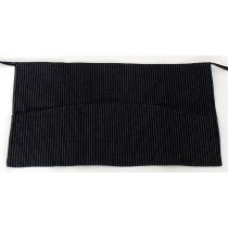 Blue Jeans with stripes Short Apron for the waist with triple pocket 35x60cm MARK743