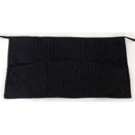 Blue Jeans with stripes Short Apron for the waist with triple pocket 35x60cm MARK743