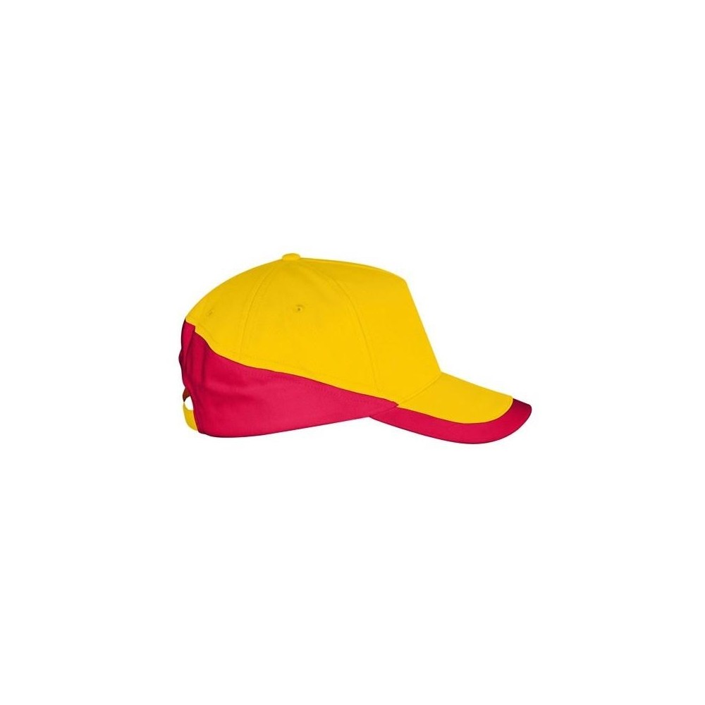 Sol's Booster 00595 FIVE PANEL CONTRASTED CAP Hat 100% heavy brushed cotton - 260 gsm Sol's Booster 00595 FIVE PANEL CONTRASTED CAP Hat 100% heavy brushed cotton - 260 gsm