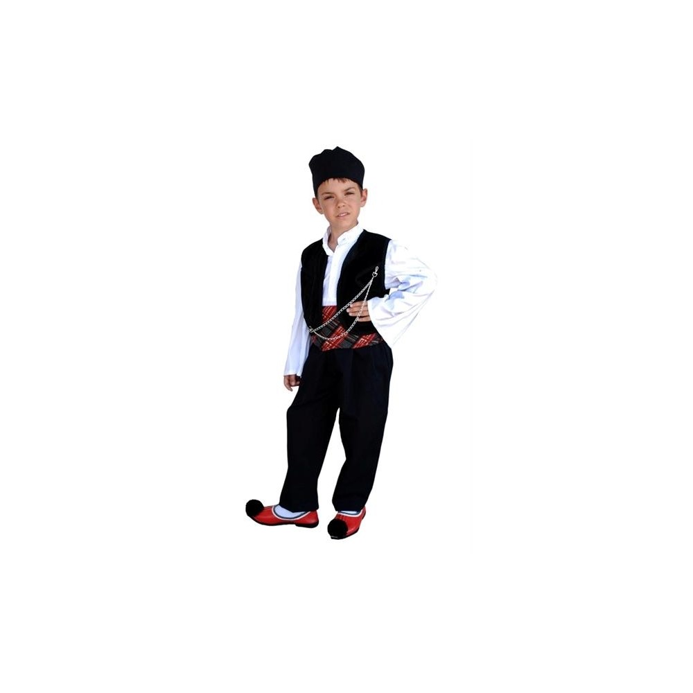 Greek Traditional Costume for Kids VLACHOS 4-12 Years – Made in Greece MARK579