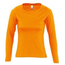 Sol's Majestic - 11425 Γυναικειο μακρυμάνικο t-shirt Jersey 150 γρ. - 100% βαμβάκι Ringspun σεμί-πενιέ