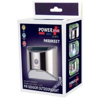POWERplus Parakeet Solar Powered Stainless Steel PIR Sensor Outdoor Light