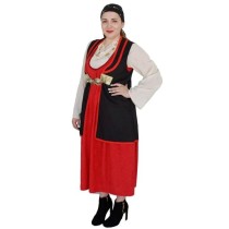 Greek Traditional Costume Vlachopoula for Teenage & Women with Segouni & Scarf MARK578