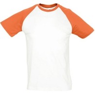 Sol's Funky 11190 MEN'S 2-COLOUR RAGLAN SLEEVE T-SHIRT 100% cotton 10 Colours