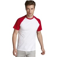 Sol's Funky 11190 MEN'S 2-COLOUR RAGLAN SLEEVE T-SHIRT 100% cotton 10 Colours
