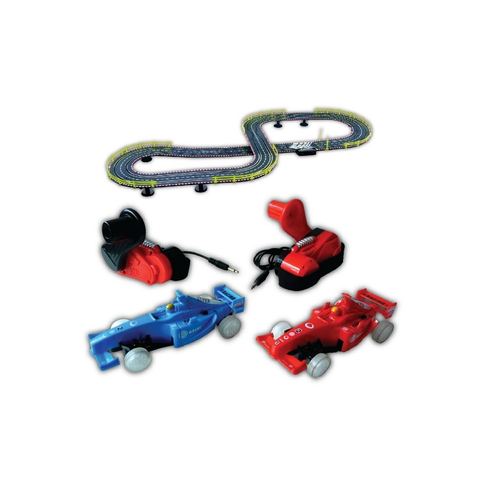 PowerPlus Mustang Dynamo Hand Generator Track & Car Set No Batte PowerPlus Mustang Dynamo Hand Generator Track & Car Set No Batte