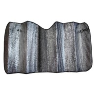 Car Windshield Sunshade ALUMINIUM 60x130cm with Suction Cups by SUMMERtiempo