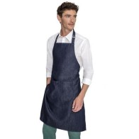 Sol's Grant 02104 Long apron with pockets in Denim 8oz 70% cotton - 30% polyester