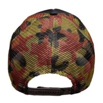 Atlantis Mesh Camo Hat, Jockey Hat with camouflage net, 100% polyester