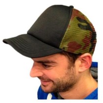 Atlantis Mesh Camo καπέλο, Καπέλο τζόκεϋ με δίχτυ camouflage, 100% πολυεστερικό