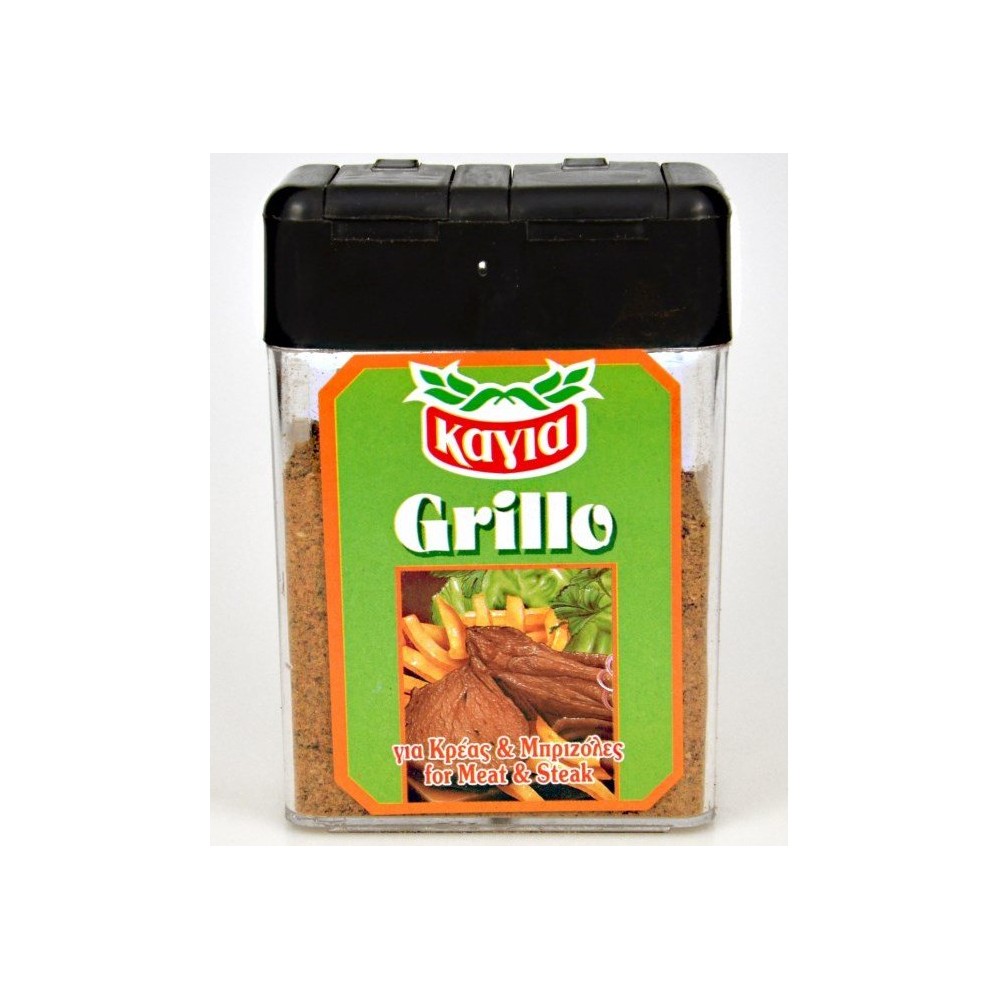 Grillo Spice Blend Spices Mix for Meat & Steaks Kagia 75gr Plastic Jar