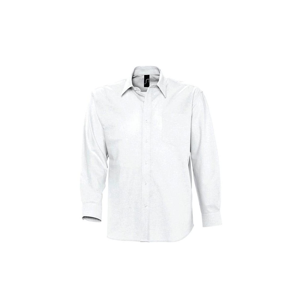 SOL'S BOSTON 16000 MEN'S LONG SLEEVED OXFORD SHIRT 70% cotton - 30% polyester. 135gsm