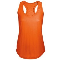 Sol's Moka 00579 Women's racer back tank top 100% combed Ringspun cotton