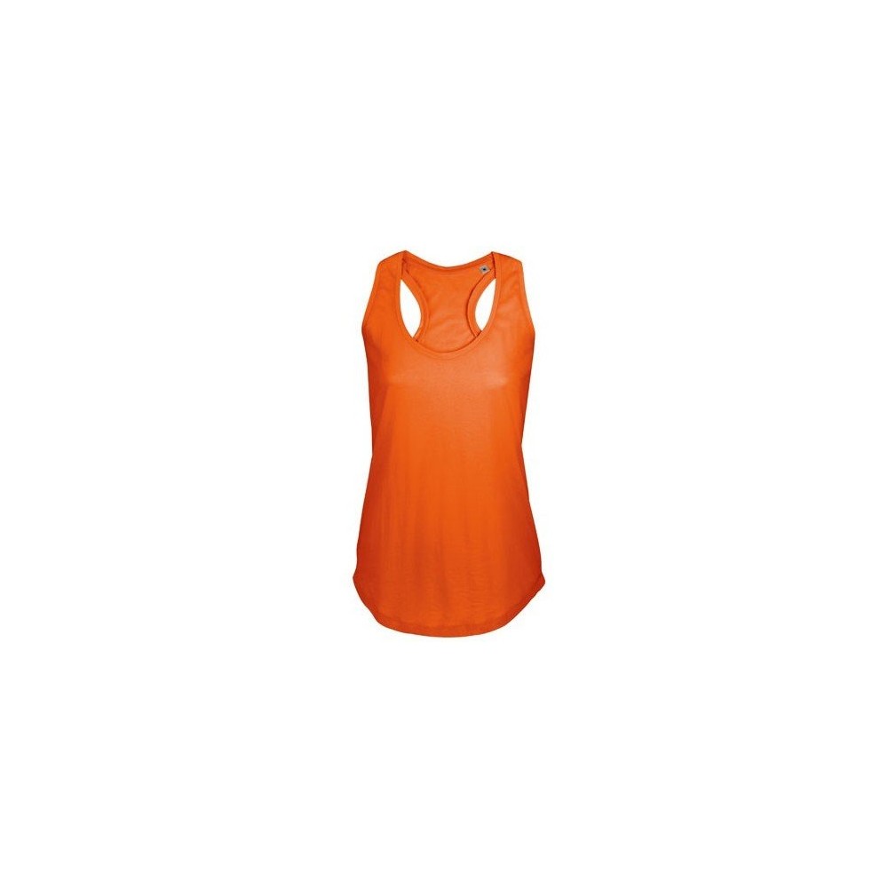 Sol's Moka 00579 Women's racer back tank top 100% combed Ringspun cotton Sol's Moka 00579 Women's racer back tank top 100% combed Ringspun cotton