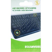 EcoSavers® Keyboard Stickers for PC Standby Reminder – Energy Saving Shortcut Labels