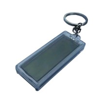 PowerPlus Solar Flashing Keychain - Solar-Powered Logo Keychain